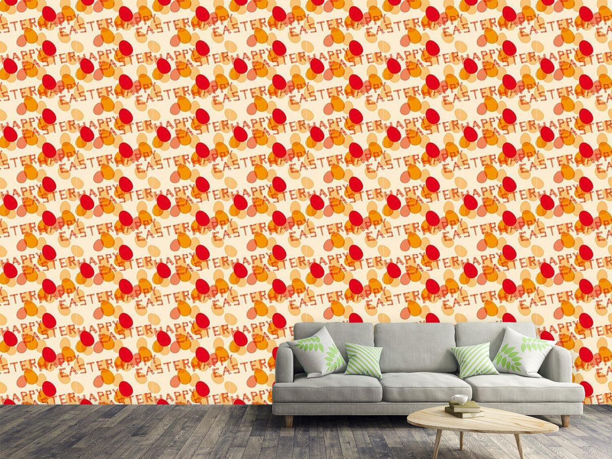 patterned-wallpaper-happy-easter-red