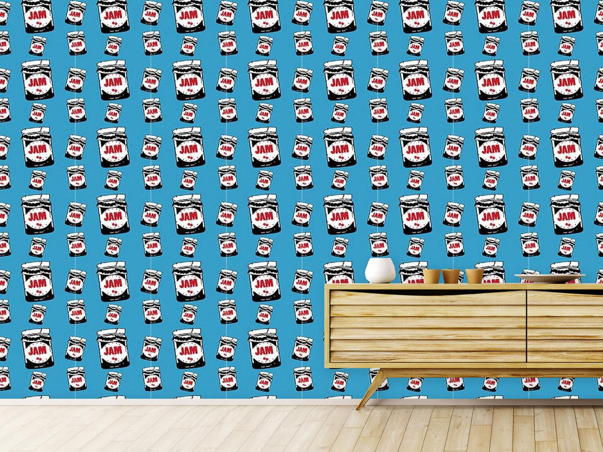 patterned-wallpaper-take-the-cherry-jam-jar