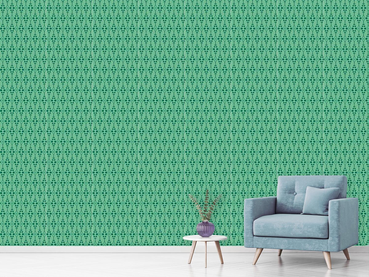 patterned-wallpaper-dottore-green