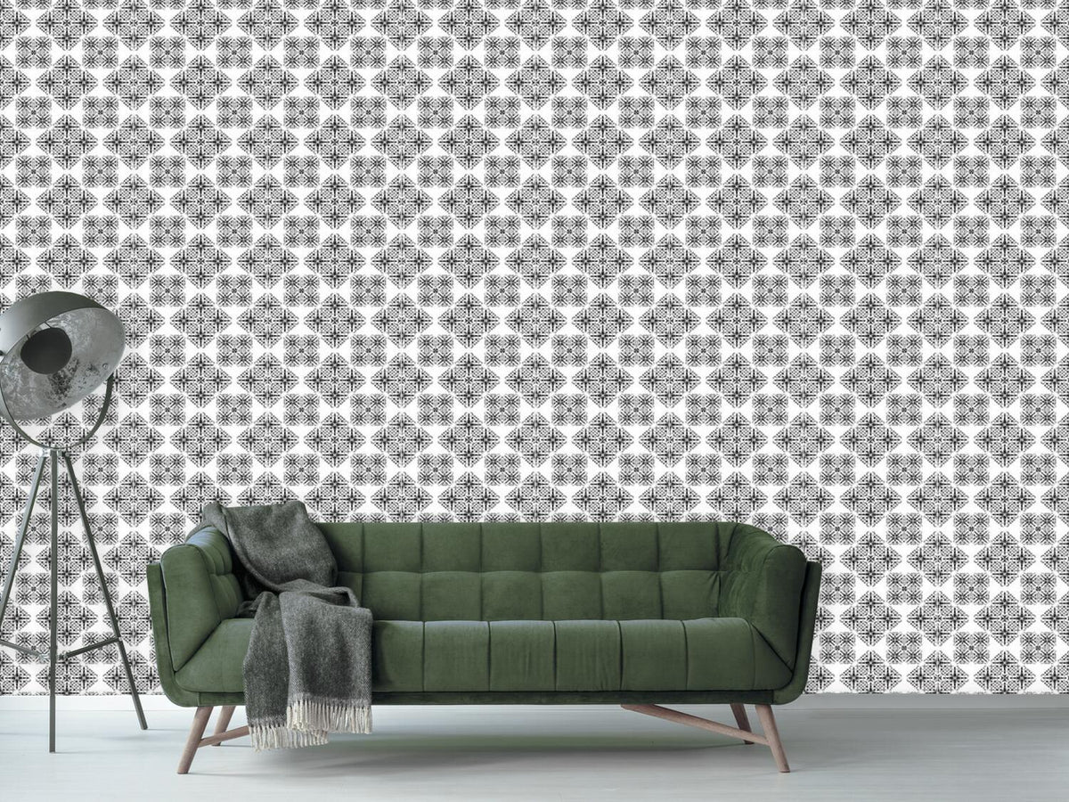 patterned-wallpaper-lace-geometry