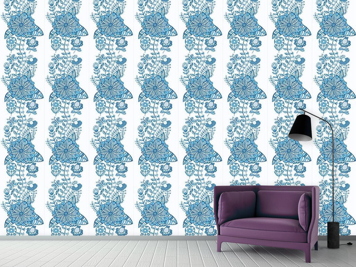 patterned-wallpaper-fantasy-garden-border