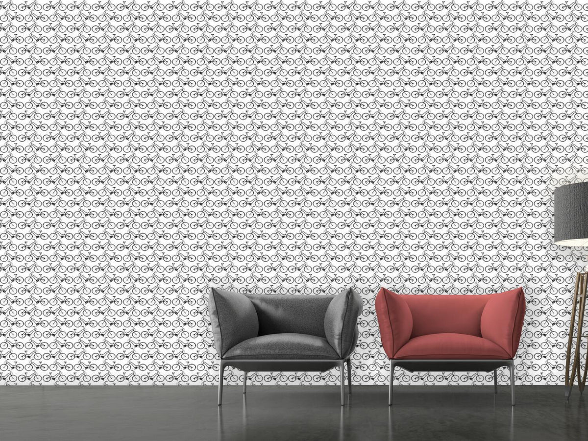 patterned-wallpaper-charming-ladies-cycles