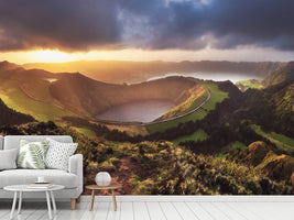 photo-wallpaper-azores-sete-cidades-sunset-panorama