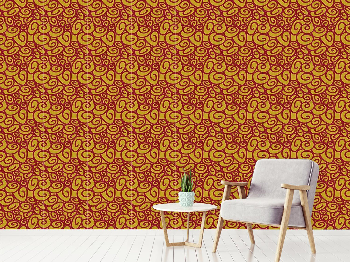 patterned-wallpaper-beginning-and-end-gold