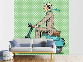 photo-wallpaper-pop-art-vespa-driver