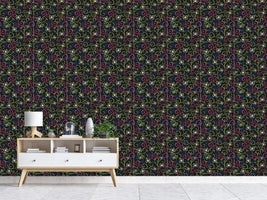 patterned-wallpaper-flower-swirls