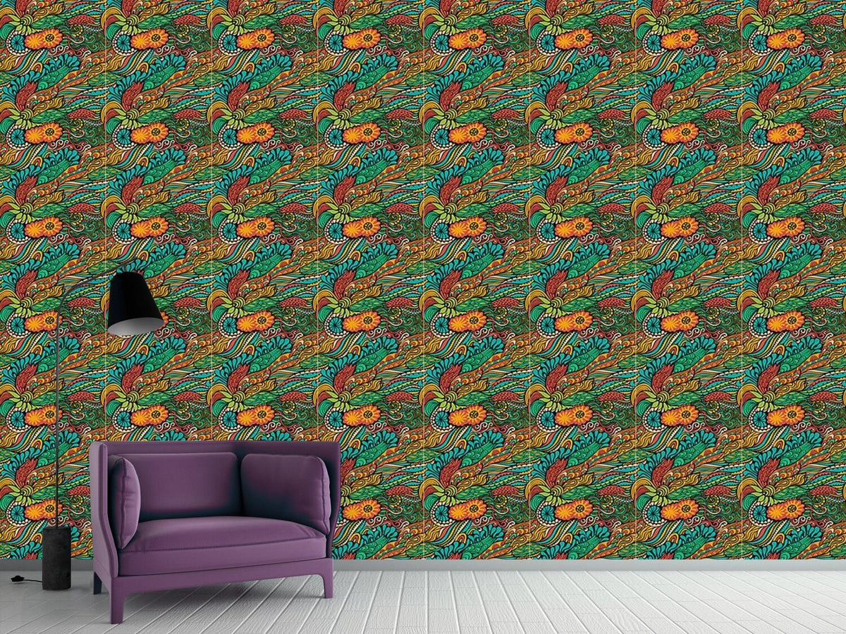 patterned-wallpaper-summer-dragon-fantasies