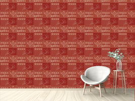 patterned-wallpaper-symphony-floral-red