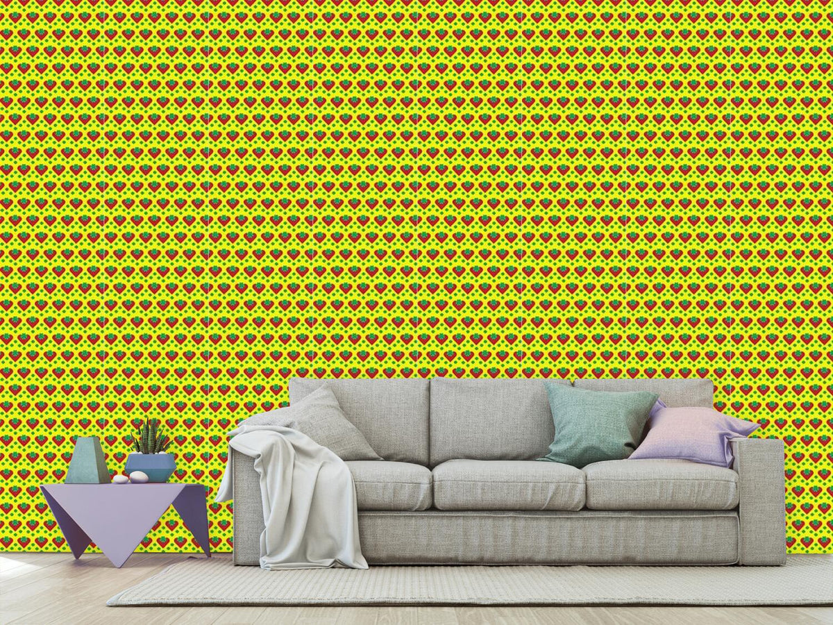 patterned-wallpaper-cute-strawberries