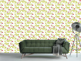 patterned-wallpaper-cherry-branches-white